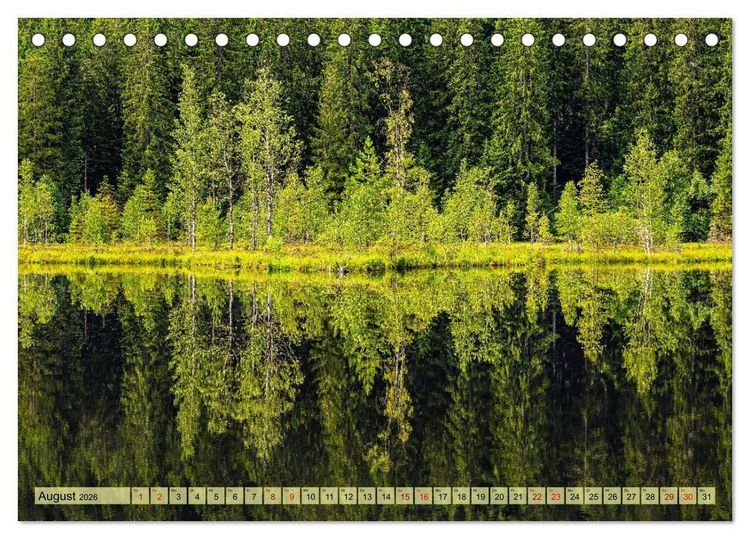 Produktbild: Karseen im Nordschwarzwald (Tischkalender 2026 DIN A5 quer), CALVENDO Monatskalender