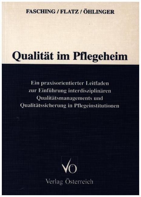 Produktbild: Qualit&auml;t im Pflegeheim