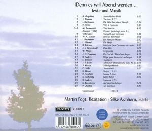 Produktbild: Denn es will Abend werden...