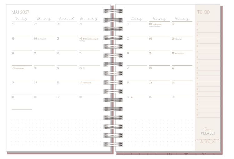 Produktbild: Lieblings-Timer 2026/2027 17 Monate [Fine Flowers Ros&eacute;] EM