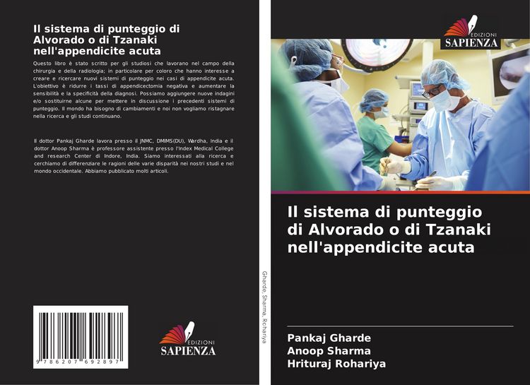 Produktbild: Il sistema di punteggio di Alvorado o di Tzanaki nell'appendicite acuta