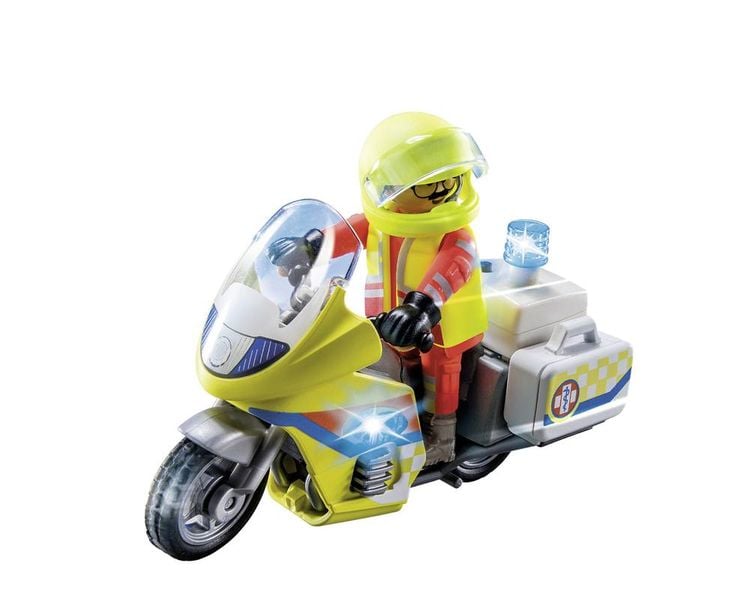 PLAYMOBIL® City Life 71205 Notarzt-Motorrad mit Blinklicht
