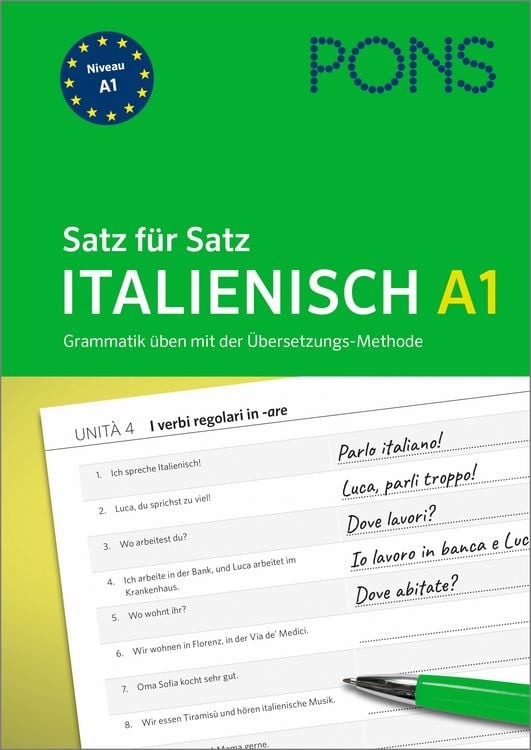 Produktbild: PONS Satz f&uuml;r Satz Italienisch A1