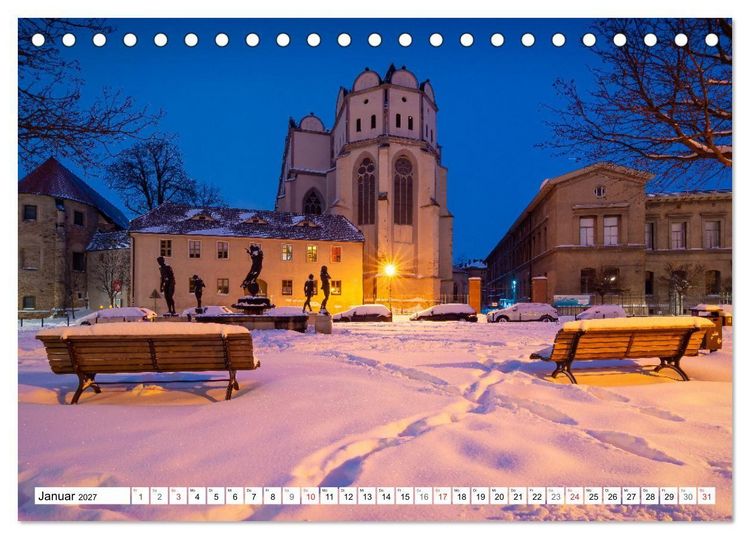 Produktbild: Halle-Saale - Die sch&ouml;nsten Ansichten (Tischkalender 2027 DIN A5 quer), CALVENDO Monatskalender
