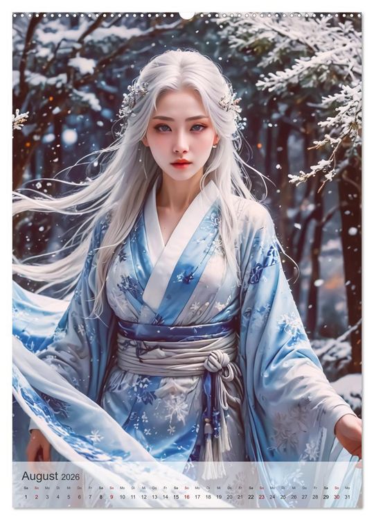 Produktbild: Japanische Mythologie - G&ouml;tter, Helden und Monster (hochwertiger Premium Wandkalender 2026 DIN A2 hoch), Kunstdruck in Hochglanz