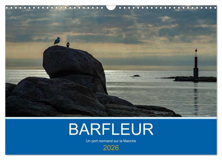 Produktbild: Barfleur Un port normand sur la Manche (Calendrier mural 2026 DIN A3 vertical), CALVENDO calendrier mensuel
