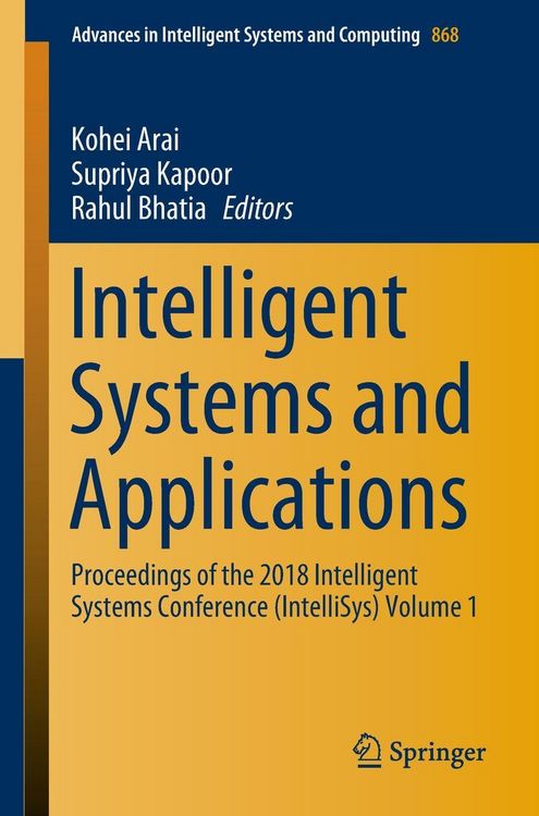 Produktbild: Intelligent Systems and Applications