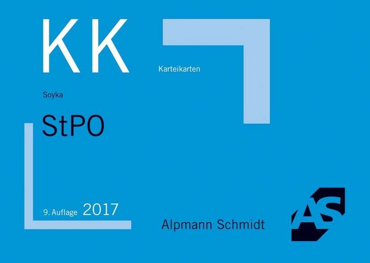 Produktbild: Karteikarten StPO