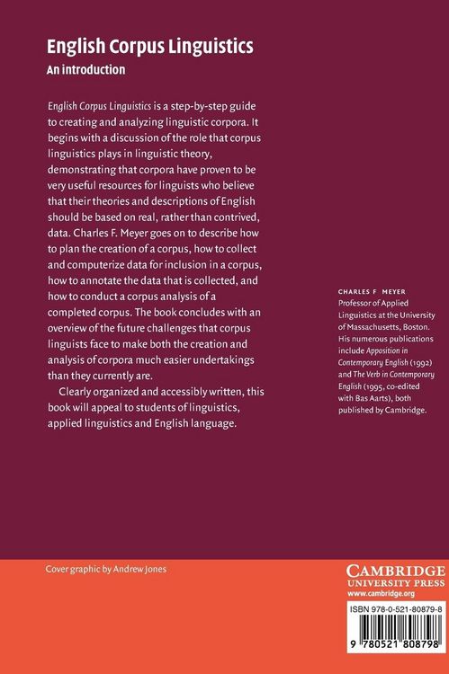 Produktbild: English Corpus Linguistics