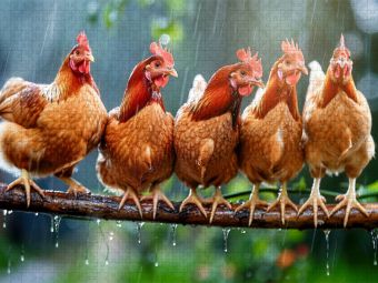 Produktbild: CALVENDO Puzzle Wir beherrschen die Hackordnung auf dem Ast | 1000 Teile Lege-Gr&ouml;&szlig;e 64x48cm Foto-Puzzle f&uuml;r gl&uuml;ckliche Stunden