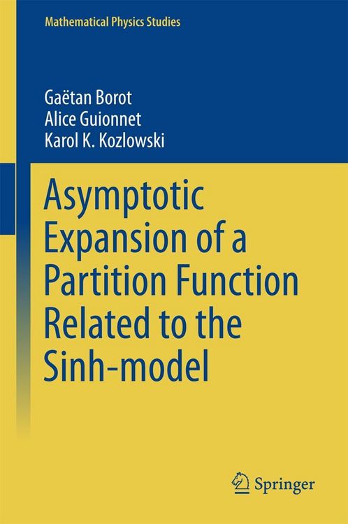 Produktbild: Asymptotic Expansion of a Partition Function Related to the Sinh-model