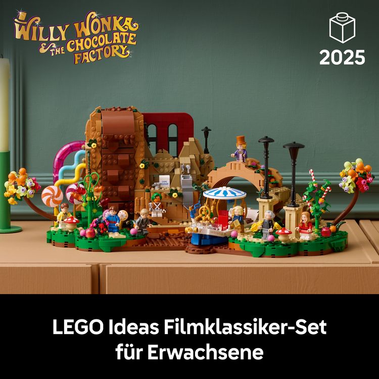 Produktbild: LEGO Ideas 21360 Willy Wonka und die Schokoladenfabrik, Modellbau