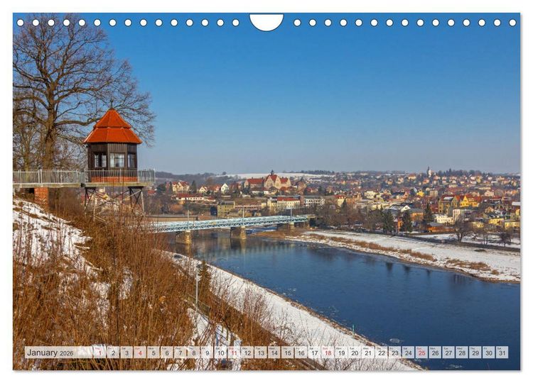 Produktbild: Beautiful Saxony (Wall Calendar 2026 DIN A4 landscape), CALVENDO 12 Month Wall Calendar
