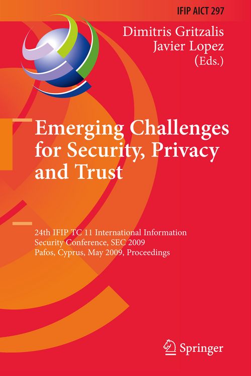 Produktbild: Emerging Challenges for Security, Privacy and Trust