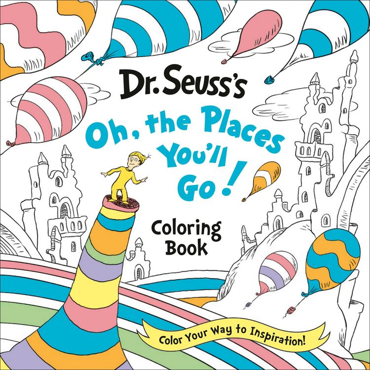Produktbild: Dr. Seuss's Oh, the Places You'll Go! Coloring Book