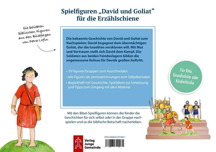 Produktbild: David und Goliat. Erz&auml;hlschienen-Figurenset