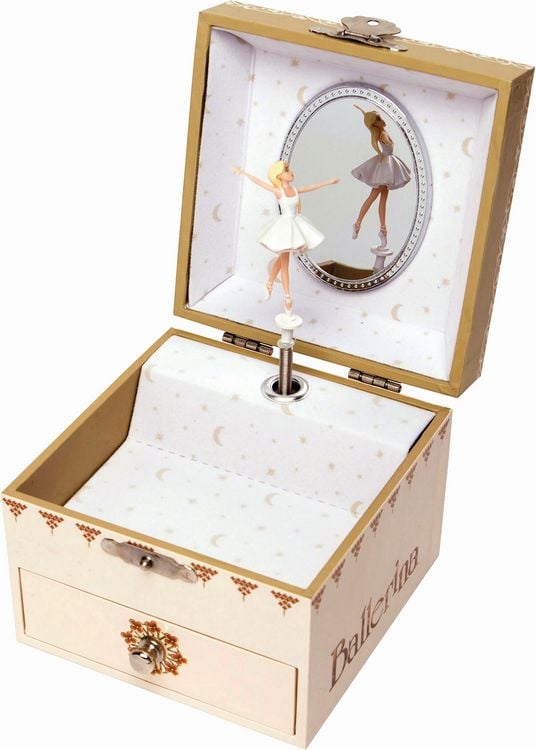 Produktbild: TROUSSELIER - Musikspieldose mit Schublade, Ballerina, nachtleuchtend