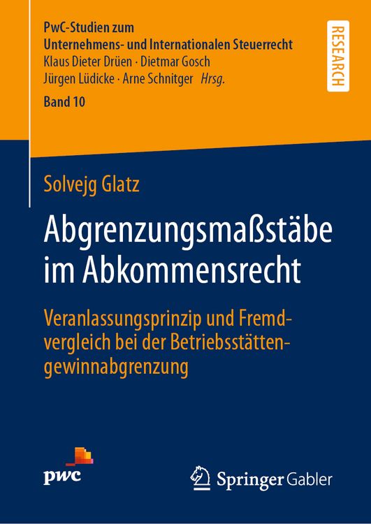 Produktbild: Abgrenzungsma&szlig;st&auml;be im Abkommensrecht
