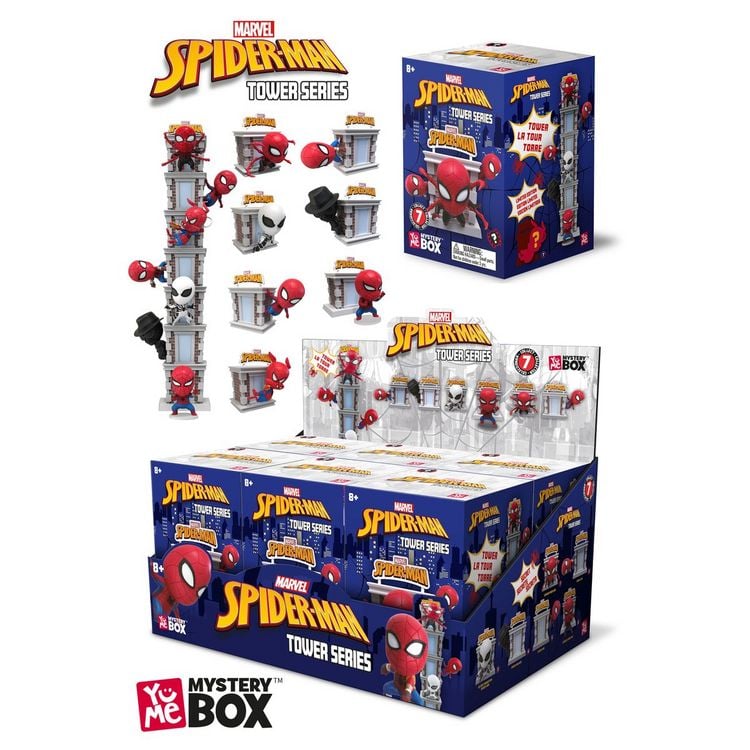 Produktbild: Surprise Box Marvel Spider-Man Tower Serie 8cm