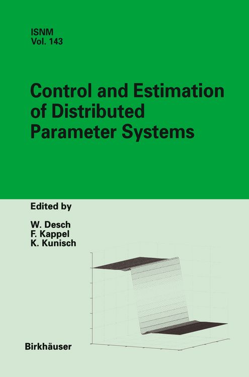 Produktbild: Control and Estimation of Distributed Parameter Systems