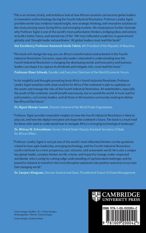 Produktbild: Africa's Fourth Industrial Revolution
