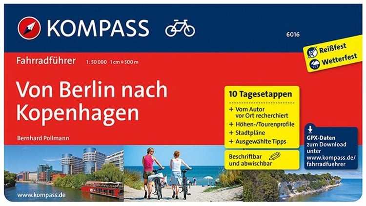 Produktbild: KOMPASS Fahrradführer Von Berlin nach Kopenhagen