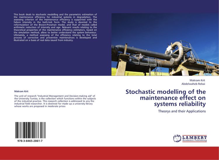 Produktbild: Stochastic modelling of the maintenance effect on systems reliability