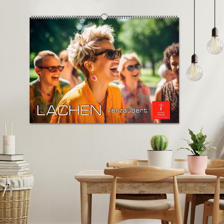 Produktbild: Lachen verzaubert (Wandkalender 2026 DIN A2 quer), CALVENDO Monatskalender