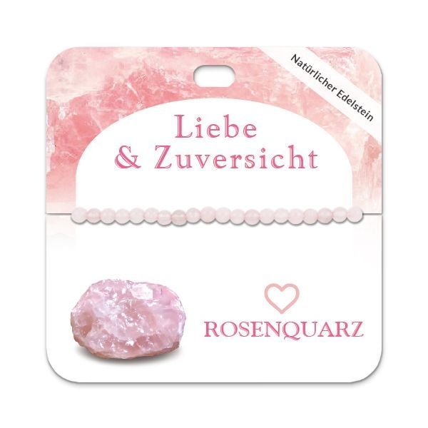 Produktbild: Rosenquarz 4 mm Kugelarmband