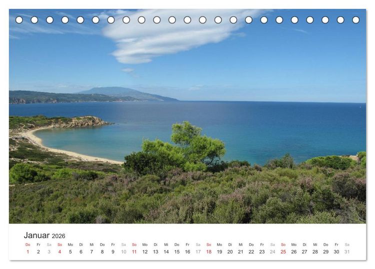 Produktbild: Sporadeninsel Skiathos (Tischkalender 2026 DIN A5 quer), CALVENDO Monatskalender