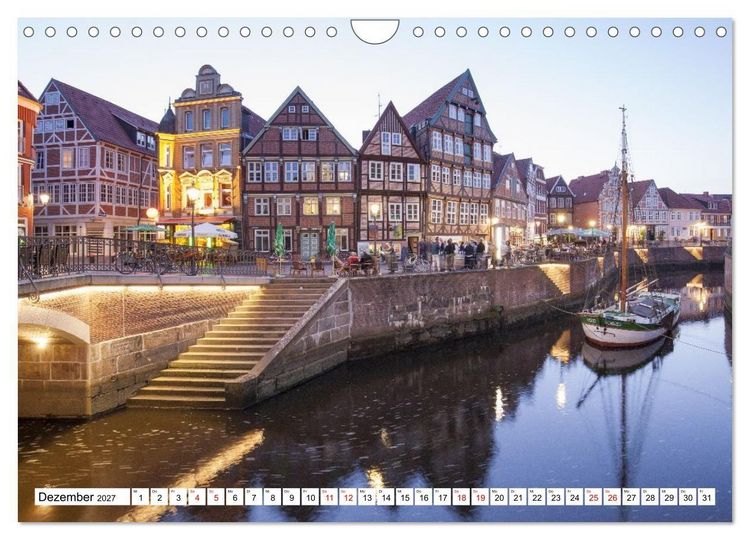 Produktbild: Elbetal Nord - Radland Deutschland (Wandkalender 2027 DIN A4 quer), CALVENDO Monatskalender