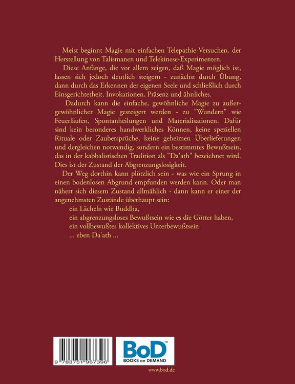 Produktbild: Da'ath-Magie f&uuml;r Anf&auml;nger