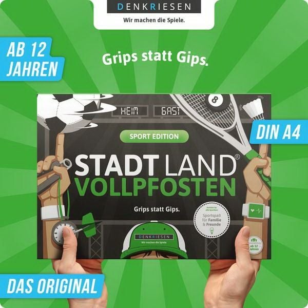 Produktbild: STADT LAND VOLLPFOSTEN&reg; - SPORT EDITION "Grips statt Gips."