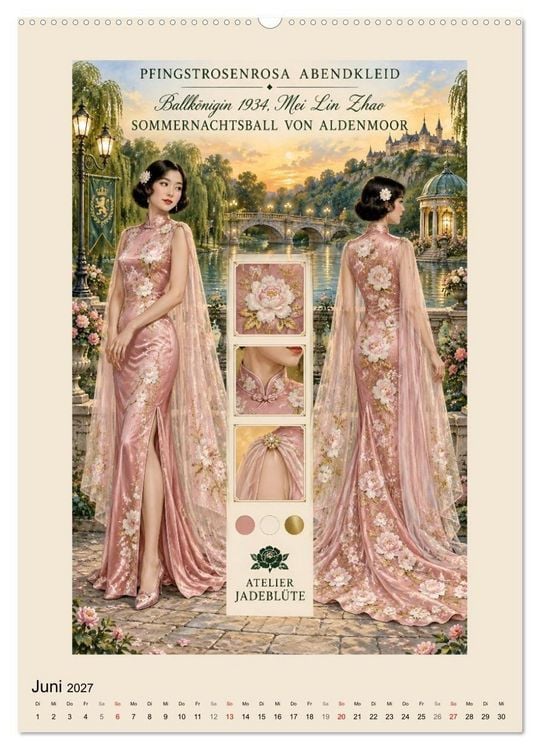 Produktbild: Die Ballk&ouml;niginnen von Aldenmoor (Wandkalender 2027 DIN A2 hoch), CALVENDO Monatskalender