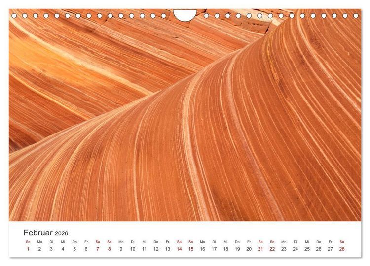 Produktbild: Paria Canyon - The Wave Naturwunder (Wandkalender 2026 DIN A4 quer), CALVENDO Monatskalender