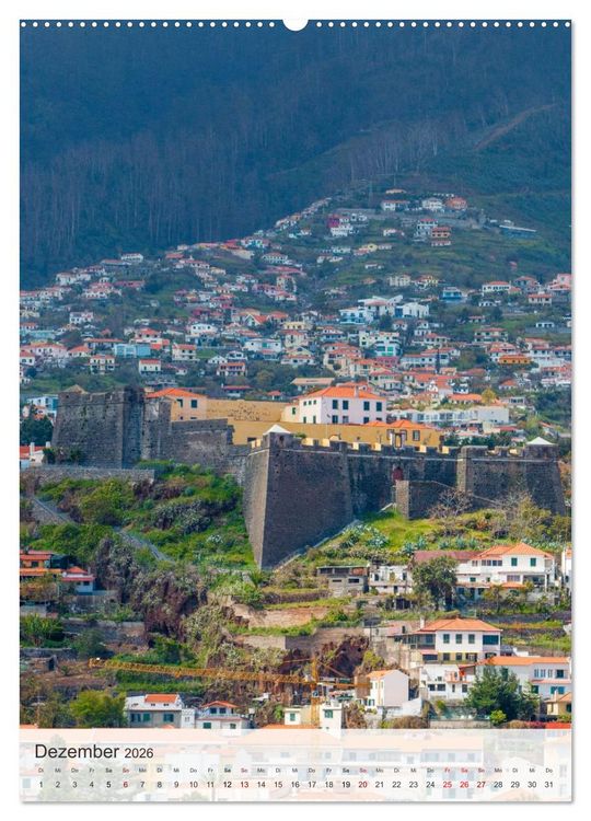 Produktbild: Madeira - Natur und Geschichte (Wandkalender 2026 DIN A2 hoch), CALVENDO Monatskalender