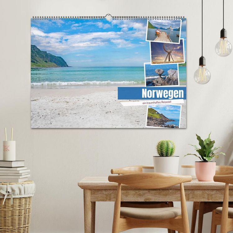 Produktbild: Norwegen - ein traumhaftes Reiseziel (Wandkalender 2026 DIN A2 quer), CALVENDO Monatskalender