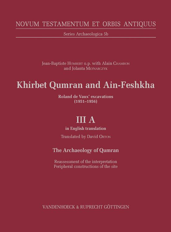 Produktbild: Khirbet Qumran and Ain-Feshkha III A (in English translation)