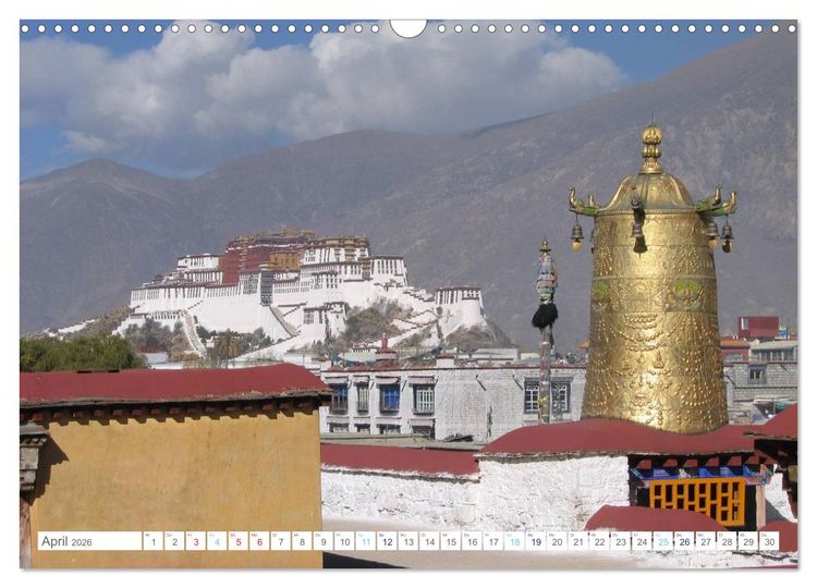 Produktbild: Tibet (Wandkalender 2026 DIN A3 quer), CALVENDO Monatskalender