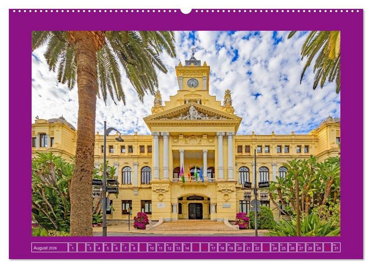 Produktbild: Ein Herz f&uuml;r M&aacute;laga (Wandkalender 2026 DIN A2 quer), CALVENDO Monatskalender