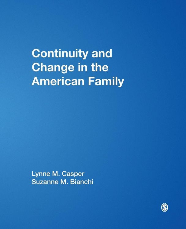 Produktbild: Continuity and Change in the American Family