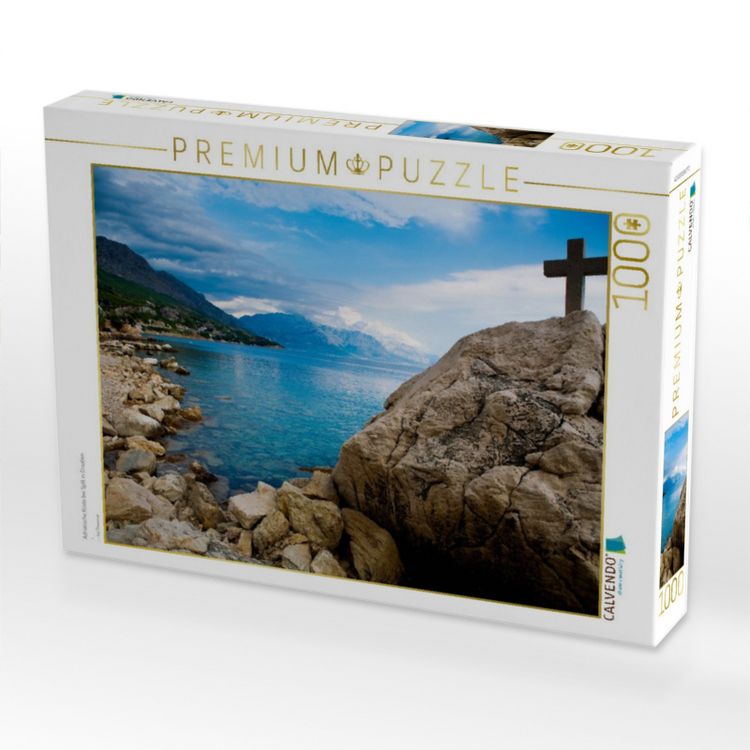 Produktbild: CALVENDO Puzzle Adriatische K&uuml;ste bei Split in Croatien | 1000 Teile Lege-Gr&ouml;&szlig;e 64x48cm Foto-Puzzle f&uuml;r gl&uuml;ckliche Stunden