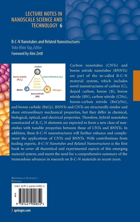 Produktbild: B-C-N Nanotubes and Related Nanostructures