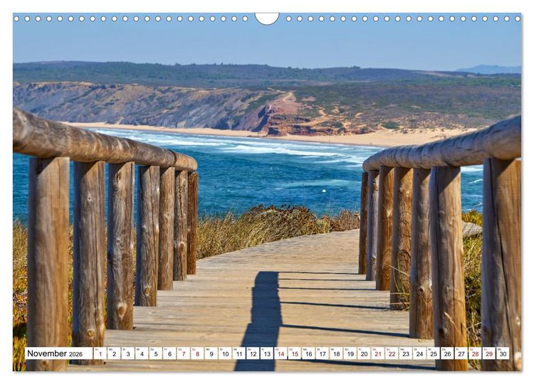 Produktbild: Algarve - Die wilde Westk&uuml;ste Costa Vicentina (Wandkalender 2026 DIN A3 quer), CALVENDO Monatskalender