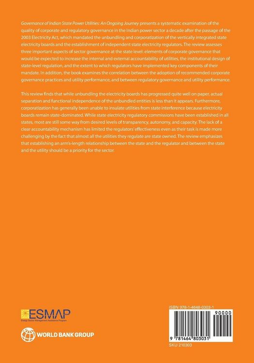 Produktbild: Governance of Indian State Power Utilities