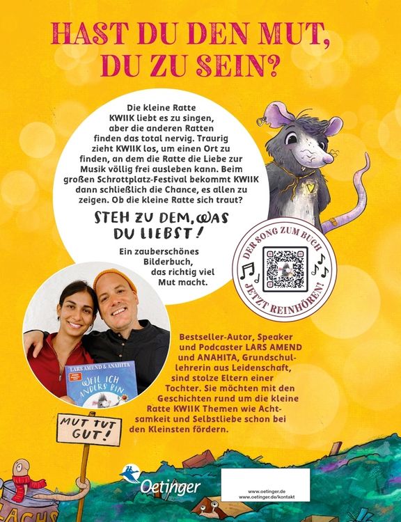 Produktbild: Die kleine Ratte Kwiik macht stark. Weil ich mutig bin