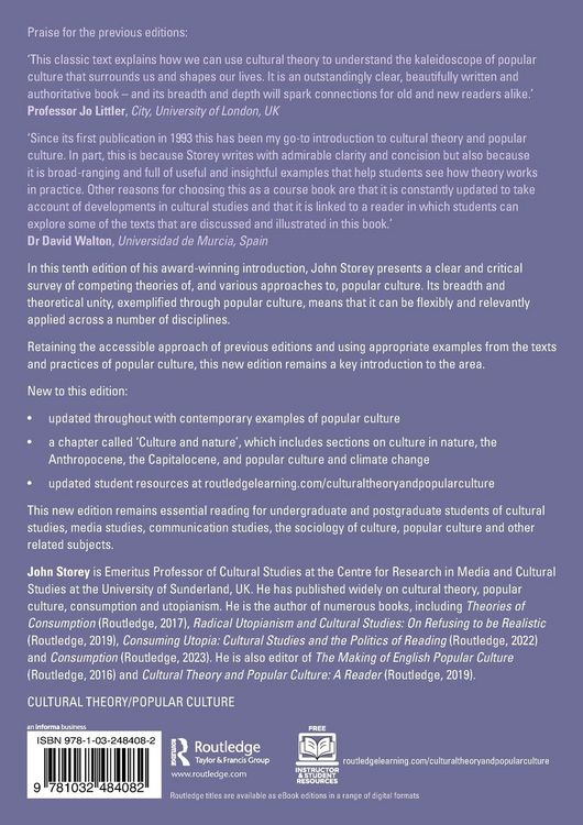 Produktbild: Cultural Theory and Popular Culture