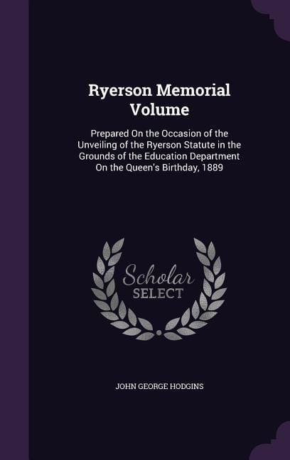 Produktbild: Ryerson Memorial Volume