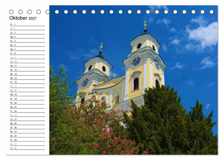 Produktbild: Traumhafter Mondsee (Tischkalender 2027 DIN A5 quer), CALVENDO Monatskalender