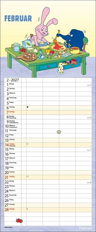 Produktbild: Der echt elefantastische Familienplaner 2027